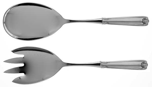 Benjamin Franklin (Sterling, "Towle") 2 Pc Salad Set with Stainless Bowl