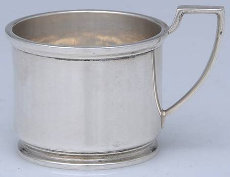 Hamilton (Sterling, Hollowware) Sterling Demitasse Cup and Saucer
