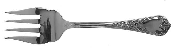 Vienna (Stainless) Medium Solid Cold Meat Serving Fork