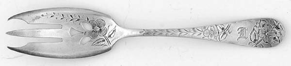 No. 43 (Sterling, 1882) Pickle Fork Old Style Bright Cut