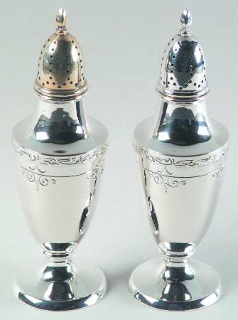 84480 (Sterling, Hollowware) Salt and Pepper Set