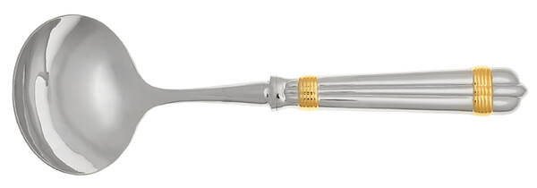 Amante Gold (Stainless) Gravy Ladle with No Spout Stainless Bowl HC