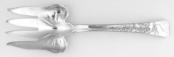 Lap-Over-Edge (Engraved) Large Solid Fish Serving Fork