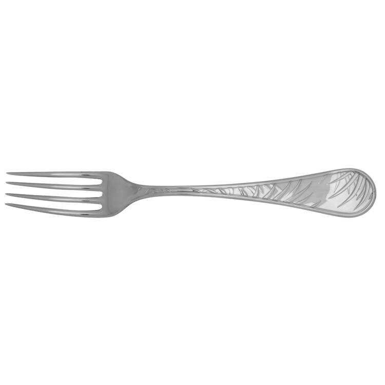 Palm (Stainless) Solid Serving Fork by Tiffany & CO SILVER