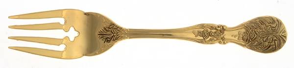 TWS330 (Gold Electroplate) Individual Salad Fork