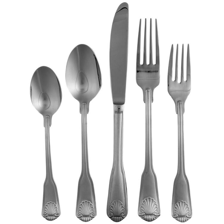 London Shell-Continental (Stainless) 40 Piece Estate Set