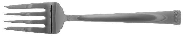 Ourlett (Stainless) Medium Solid Cold Meat Serving Fork