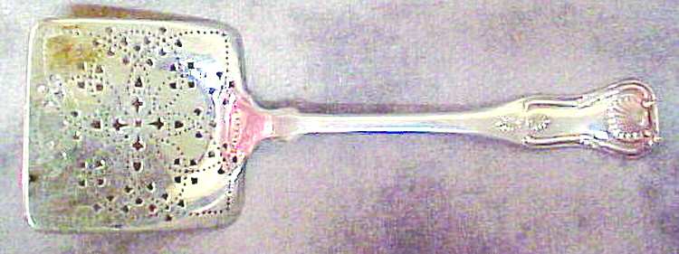 TIS41 (Sterling) Solid Pierced Waffle Server