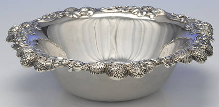 Clover (Sterling, Hollowware Only) 10" Fruit Serving Bowl