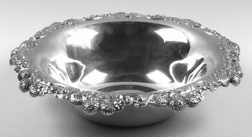 Clover (Sterling, Hollowware Only) 9" Fruit Serving Bowl