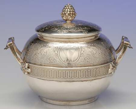 1516 (Sterling, Hollowware) Sugar Bowl & Lid