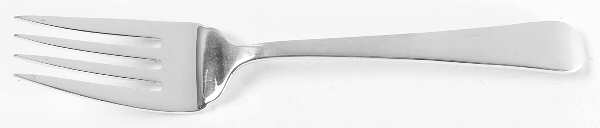 Hannah Hull (Sterling, 1974-2003) Medium Solid Cold Meat Serving Fork