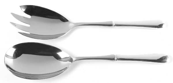 Hannah Hull (Sterling, 1974-2003) 2 Pc Salad Set with Stainless Bowl
