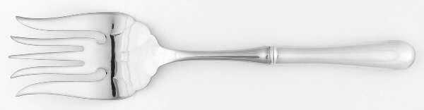 Hannah Hull (Sterling, 1974-2003) Large Stainless-Tine Cold Meat Serving Fork