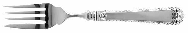 Lamerie (Sterling, 1974-2009) Individual Hollow Fish Fork, Stainless Tines