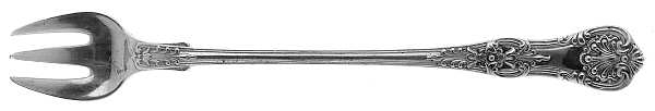 English King Gold (Str, 1885, Gold Vermeil) Oyster Fork