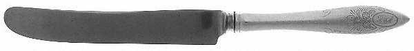 Lafayette Engraved #1 (Sterling) Monogram New French Hollow Knife