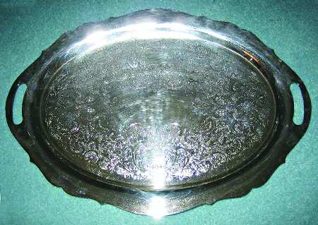 43311 (Silverplate, Hollowware) Silverplate Waiter Tray