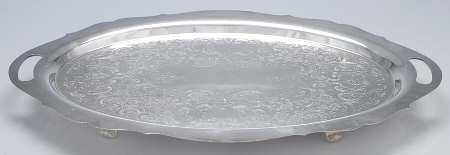 43311 (Silverplate, Hollowware) Large Silverplate Waiter Tray