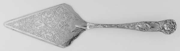 Bridal Rose (Silverplate) Solid Pie Server by Towle Silver