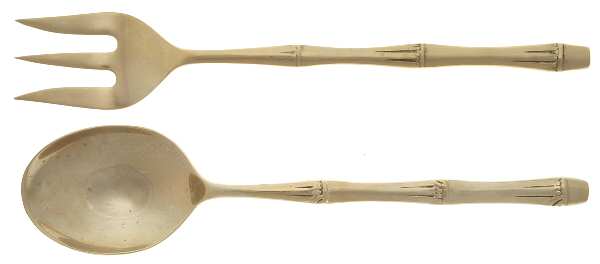 Royal Bamboo (Bronzeware) (2 Pc) Solid Salad Set