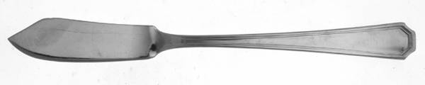 TWS369 (Stainless) Flat Handle Master Butter Knife