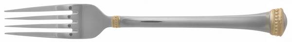 Classique Bead Gold Accent (Stainless) Fork
