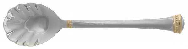 Classique Bead Gold Accent (Stainless) Sugar Shell Spoon