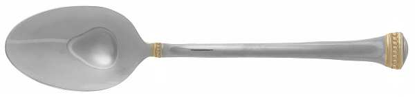 Classique Bead Gold Accent (Stainless) Tablespoon (Serving Spoon)