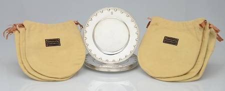 St. Dunstan (Sterling, Hollowware) Bread & Butter Plate - Set of 6