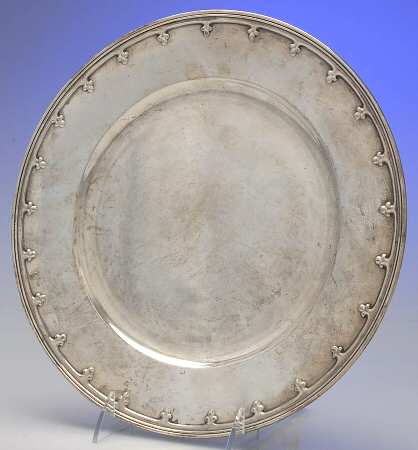 St. Dunstan (Sterling, Hollowware) Service Plate