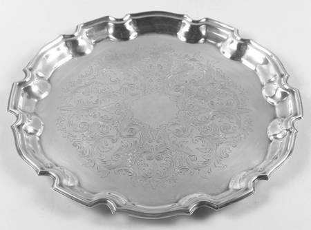 Chippendale (Silverplate, Hollowware) 12" Round Tray