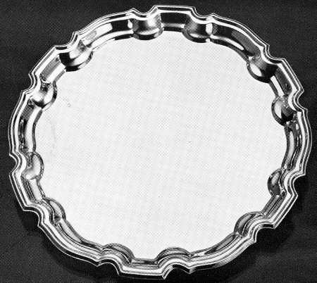 Chippendale (Silverplate, Hollowware) 16" Round Tray
