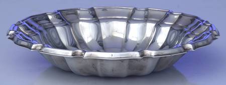 Chippendale (Silverplate, Hollowware) Small Silverplate Bon Bon Bowl