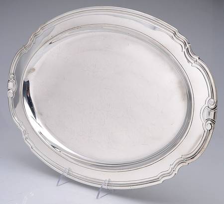 Castilian (Sterling, Hollowware) 18" Oval Serving Platter