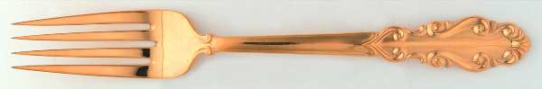 Esplanade-Gold Vermeil Fork