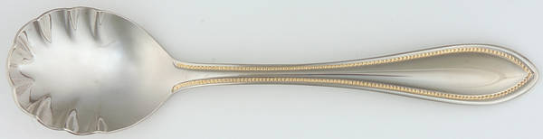 Tuscan Bead Gold (Stainless) Sugar Shell Spoon
