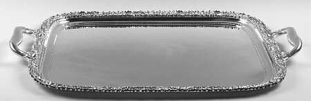 Chrysanthemum (Str, 1880, Hlw, 925-1000, Flrs&Buds) Large Waiter Tray