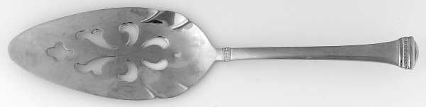 Classique Bead Frost (Stainless) Pierced All Stainless Pie Server