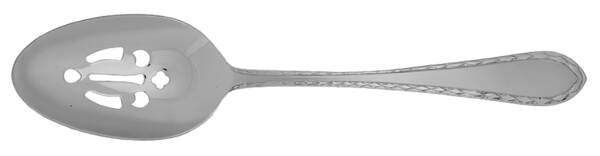 Diamond Antique-Frosted (Stainless) Pierced Tablespoon (Serving Spoon)