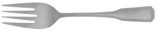 Classic Chippendale (Stainless) Medium Solid Cold Meat Serving Fork