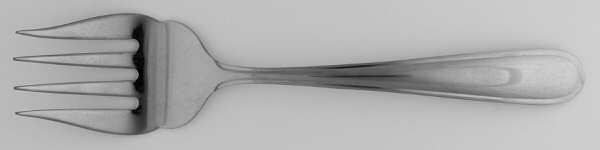 Stockton (Stainless) Large Solid Cold Meat Serving Fork by Towle Silver