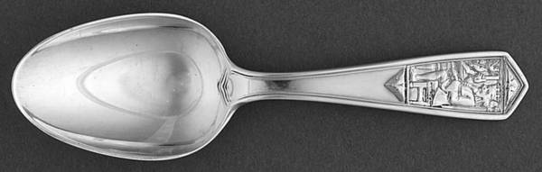 TIS62 (Sterling) Spoon-Baby/Straight Handle