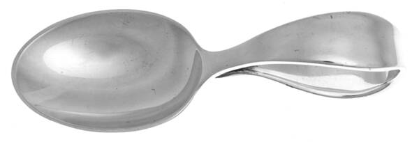 Loop (Sterling) Curved Handle Baby Spoon