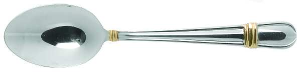 Gold Ariel (Stainless, Gold Acct) Place/Oval Soup Spoon