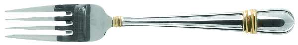 Gold Ariel (Stainless, Gold Acct) Individual Salad Fork