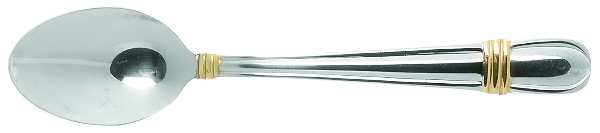 Gold Ariel (Stainless, Gold Acct) Teaspoon