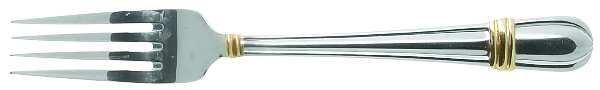 Gold Ariel (Stainless, Gold Acct) Fork