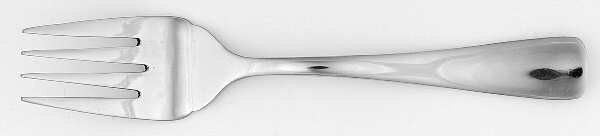 Sophisticate (Stainless) Medium Solid Cold Meat Serving Fork by Towle Silver