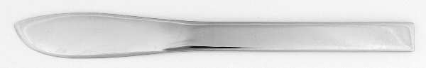 Ticket (Stainless) Flat Handle Master Butter Knife by Towle Silver